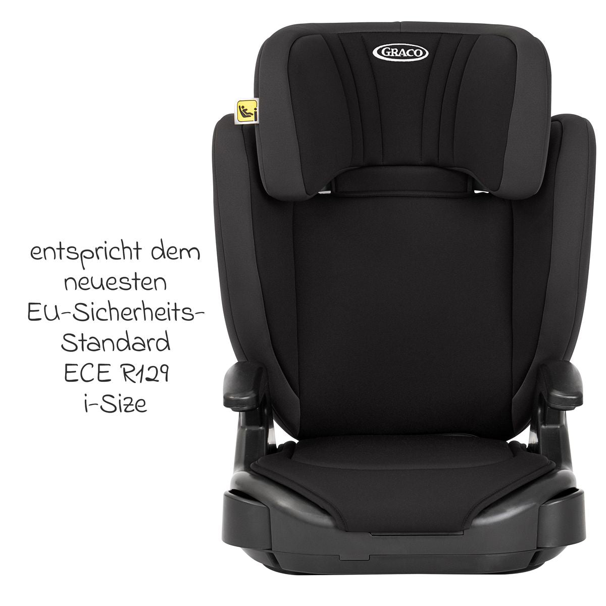 Bilstol Junior Maxi i-Size 100-150 cm, 3,5 kg Graco montert i bil