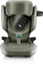 Detaljbilde av polstret hodestøtte på Bilstol Kidfix Pro LUX i-Size 100-150 cm Urban Olive