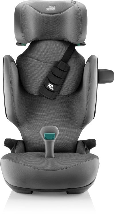 Montert Bilstol Kidfix Pro Style i-Size 100-150 cm Mineral Grey i bil