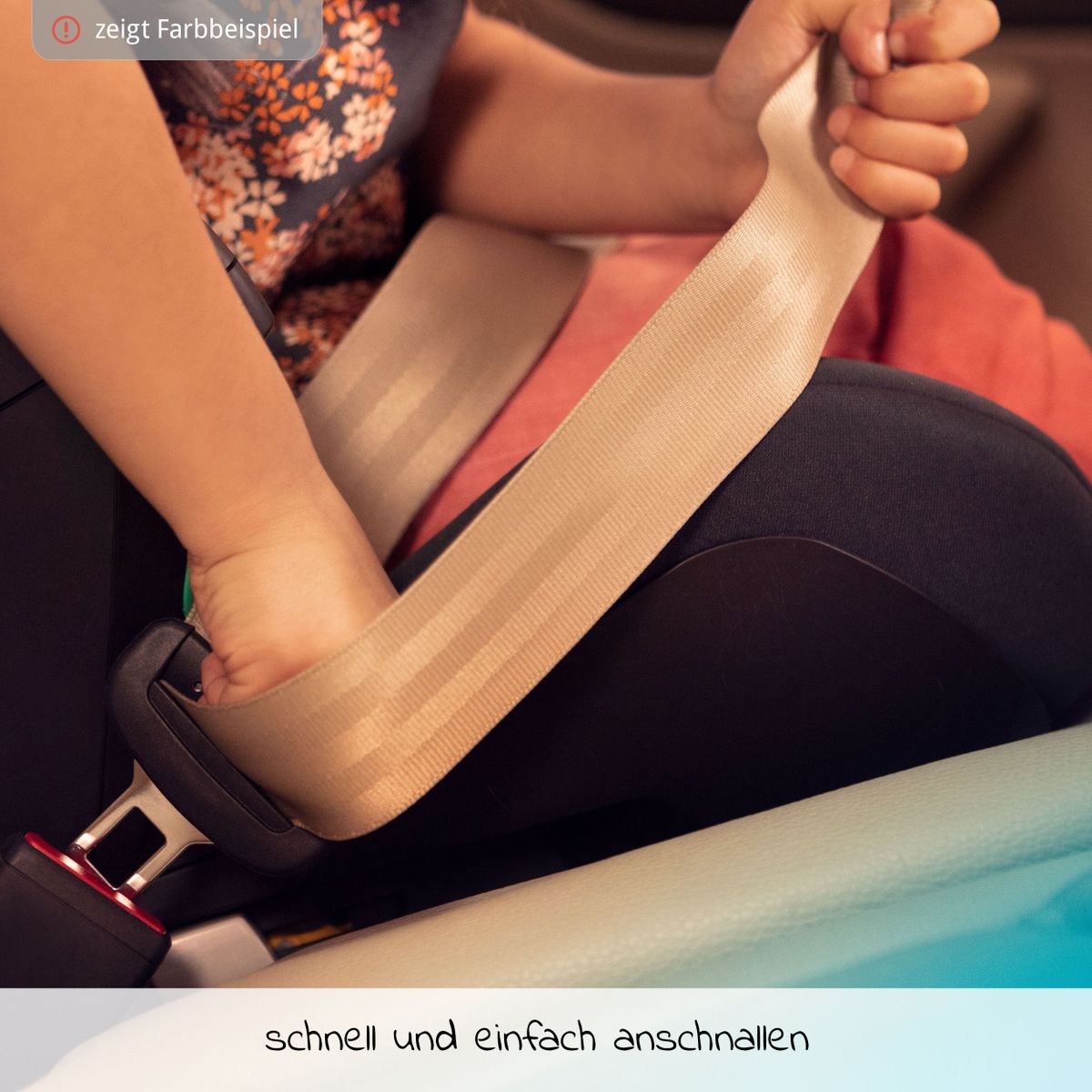 Isofix-fester på Bilstol Kore i-Size 100-150 cm med Isofix, grå