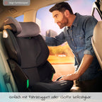 Brukerveiledning og merking på Bilstol Kore i-Size 100-150 cm med Isofix, grå