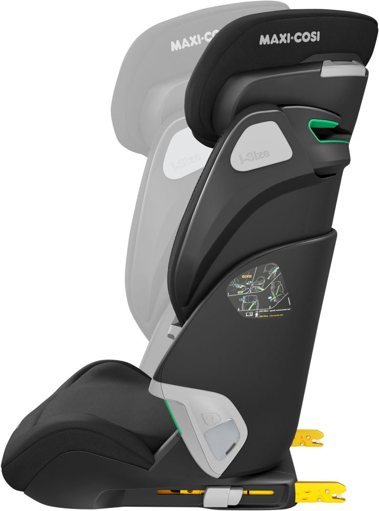 Bilstol Kore Pro i-Size 100-150 cm Authentic Black nærbilde av ClickAssist-lys