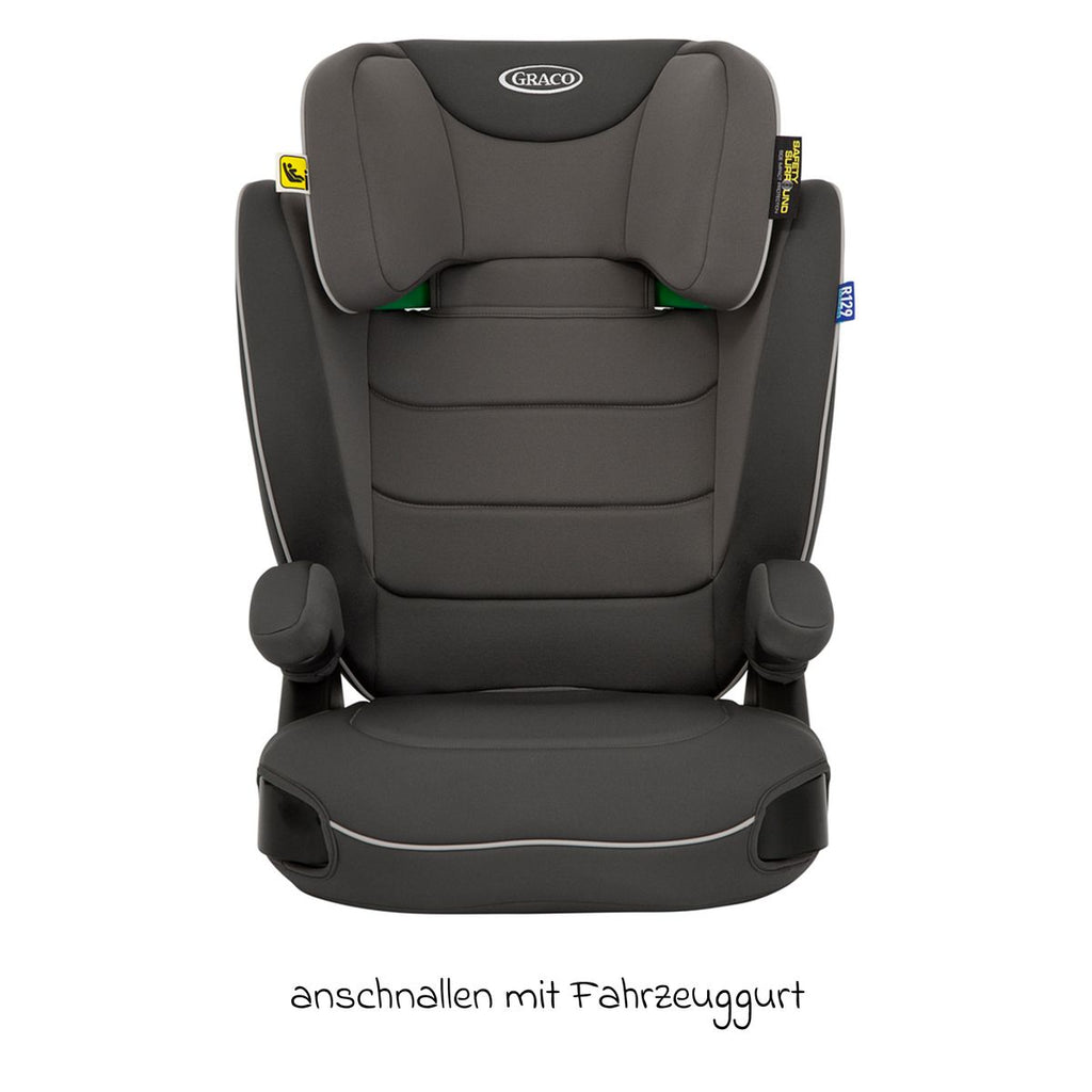 Nærbilde av justerbar hodepute på Bilstol Logico L i-Size 100-150 cm med koppholder, Iron