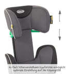 Sikkerhetsbelteføring på Bilstol Logico L i-Size 100-150 cm med koppholder