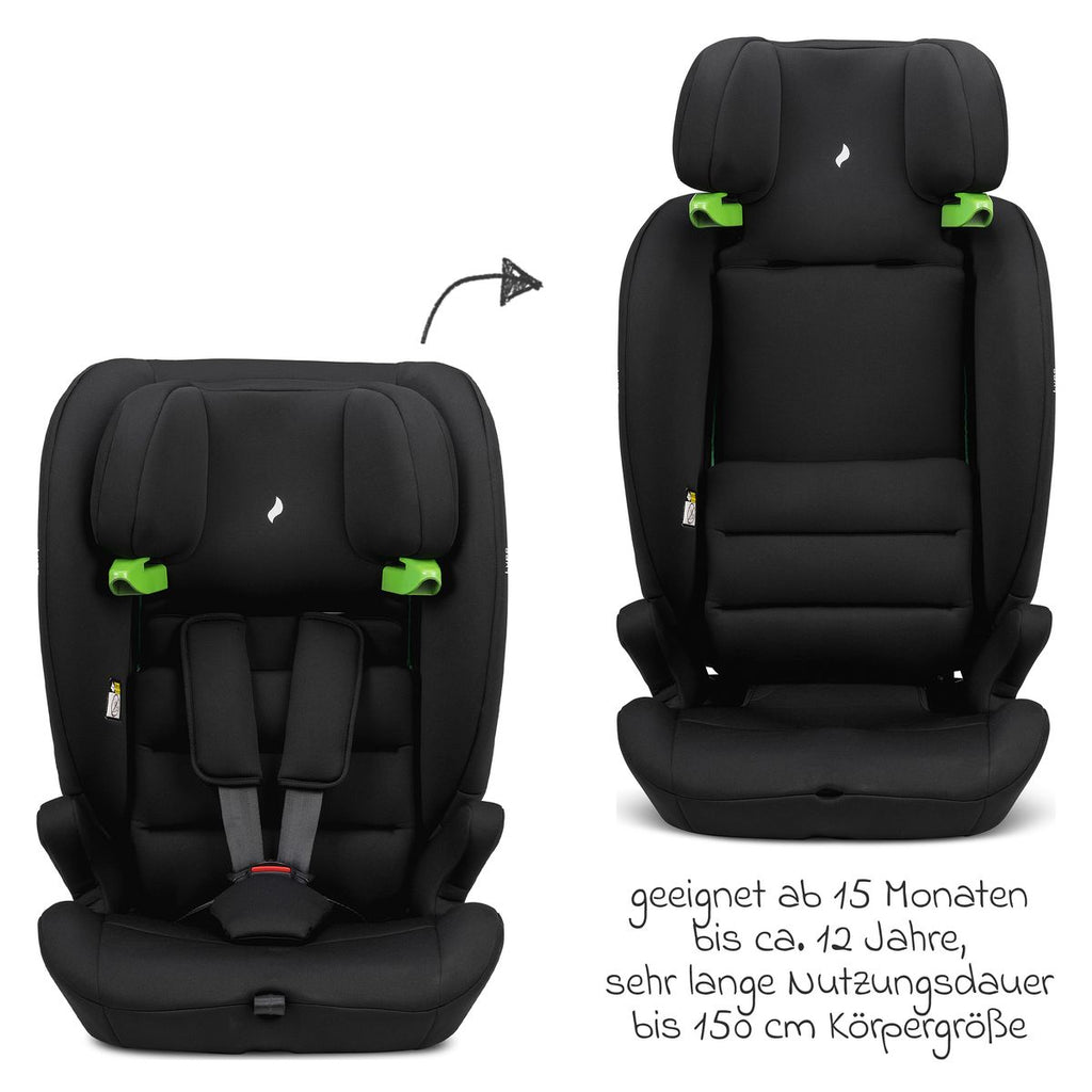 Bilstol Lupo i-Size 15 mnd-12 år bakside