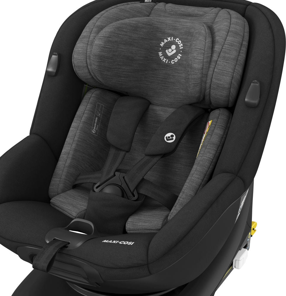 Detalj av ISOFIX-montering på Bilstol Mica i-Size 360° rotasjon