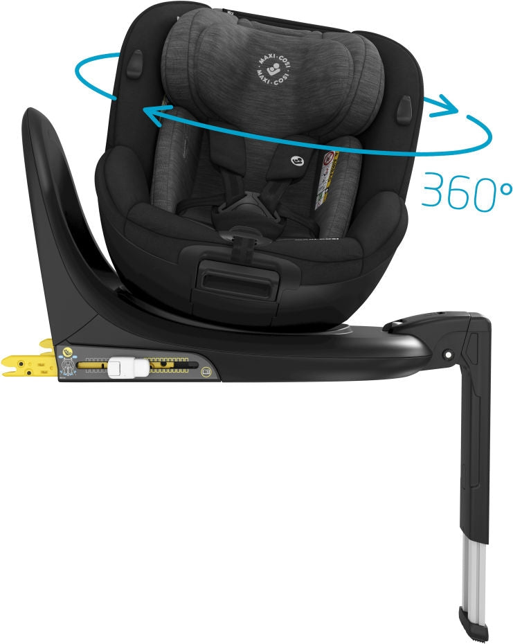 Vaskbart trekk på Bilstol Mica i-Size 360° rotasjon