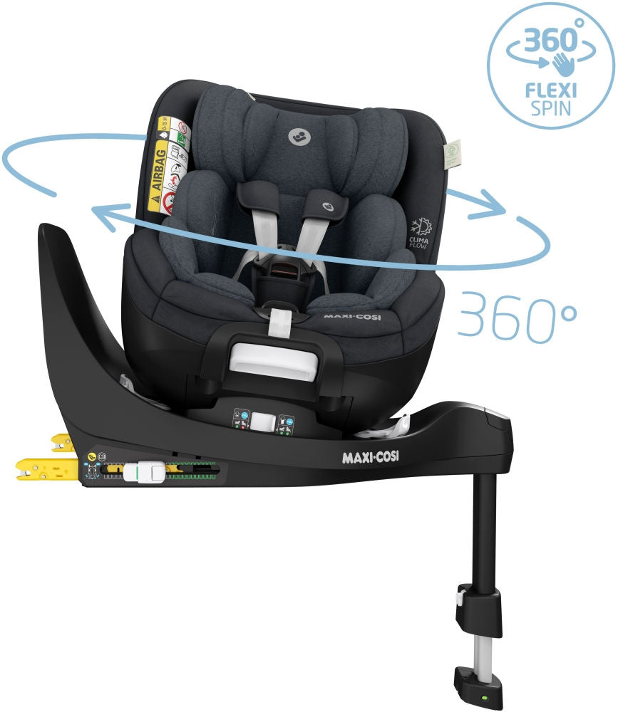 Bilstol Mica Pro Eco i-Size 360° 40-105 cm bakside