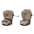 Bilstol Pallas G3 Plus 76-150 cm Almond Beige - Cybex bakside