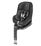 Nærbilde av stoff og polstring på Bilstol Pearl Pro 2 i-Size 76-105 cm Authentic black