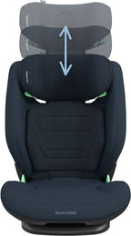 Montert Bilstol i-Size Rodifix Pro2 3,5-12 år Authentic Blue i bil