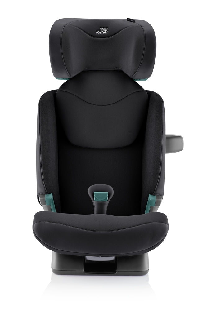 Montert Bilstol SAFEFIX Style 3,5–12 år Carbon Black i bil