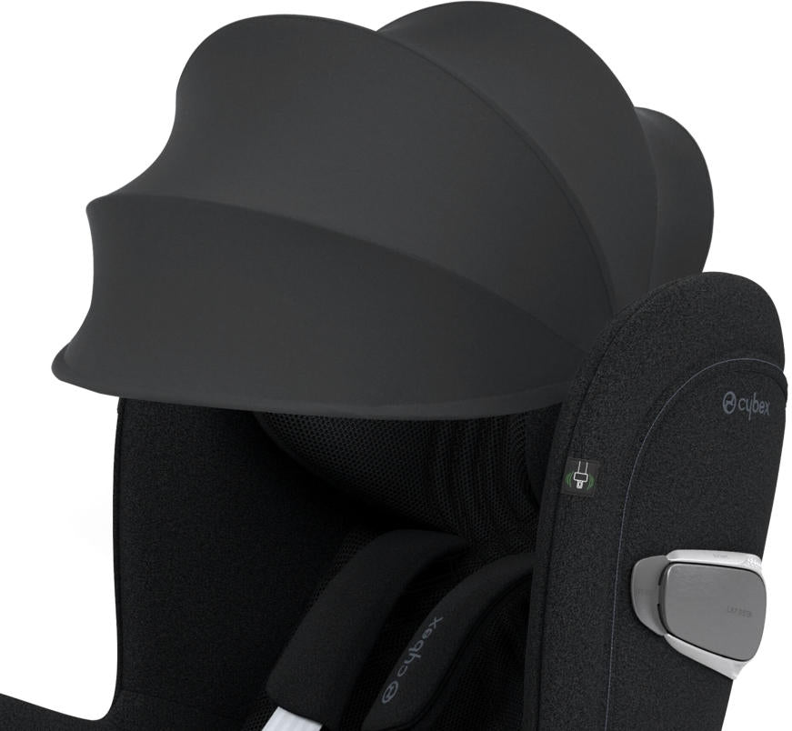 Detalj av 3D Mesh-stoff på Bilstol Sirona T i-Size PLUS Sepia Black