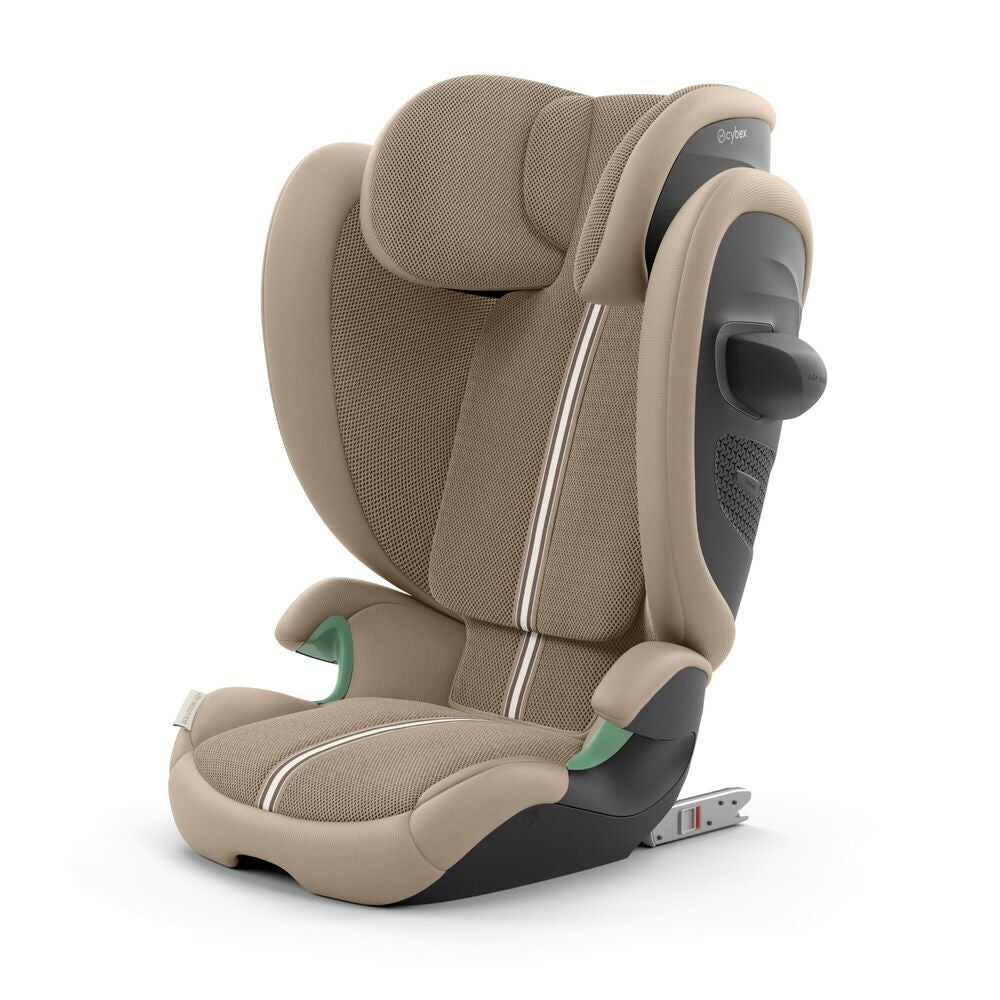 Bilstol Solution G2 Plus sammenleggbar 100–150 cm Almond Beige forfra