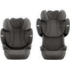 Nærbilde av stoff og ventilasjon på Bilstol Solution T i-Fix i-Size 100-150 cm Mirage Grey
