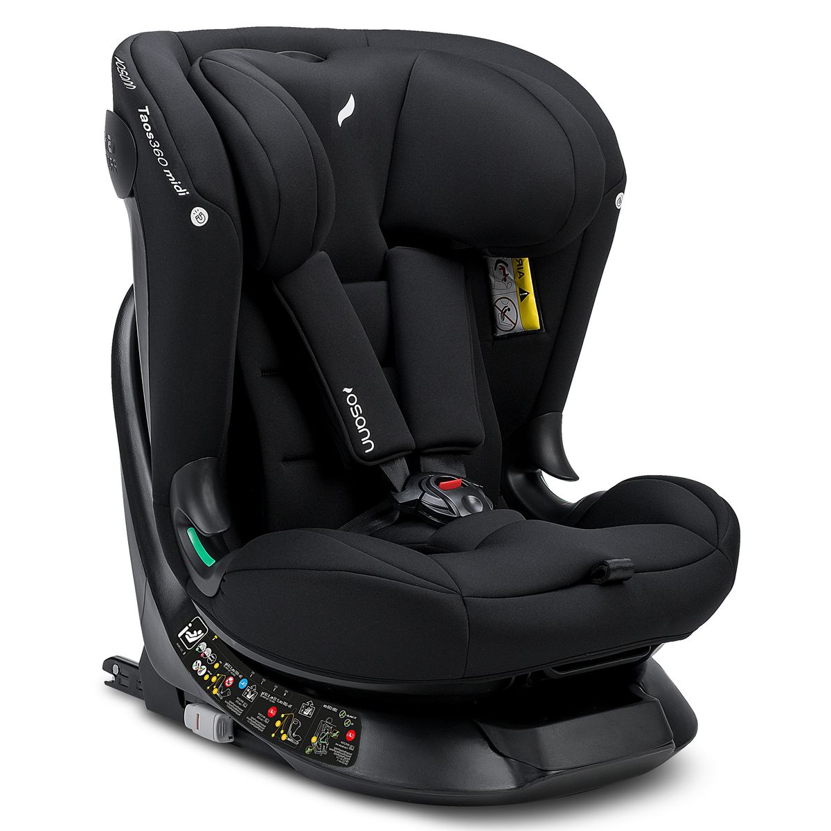 Bilstol Taos 360 midi dreibar 76-150 cm med Isofix-base for barn