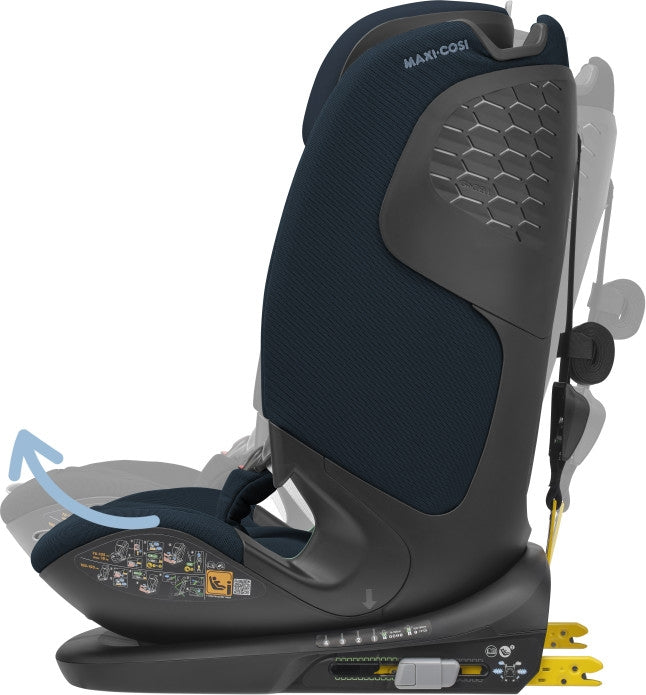 Montert Bilstol Titan Pro2 i-Size 76-150 cm Authentic Blue i bil