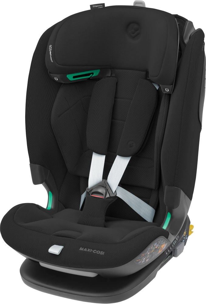 Bilstol Titan Pro2 i-Size 76-150 cm Authentic Black forfra