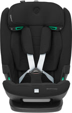 Detaljbilde av stoff og søm på Bilstol Titan Pro2 i-Size Authentic Black