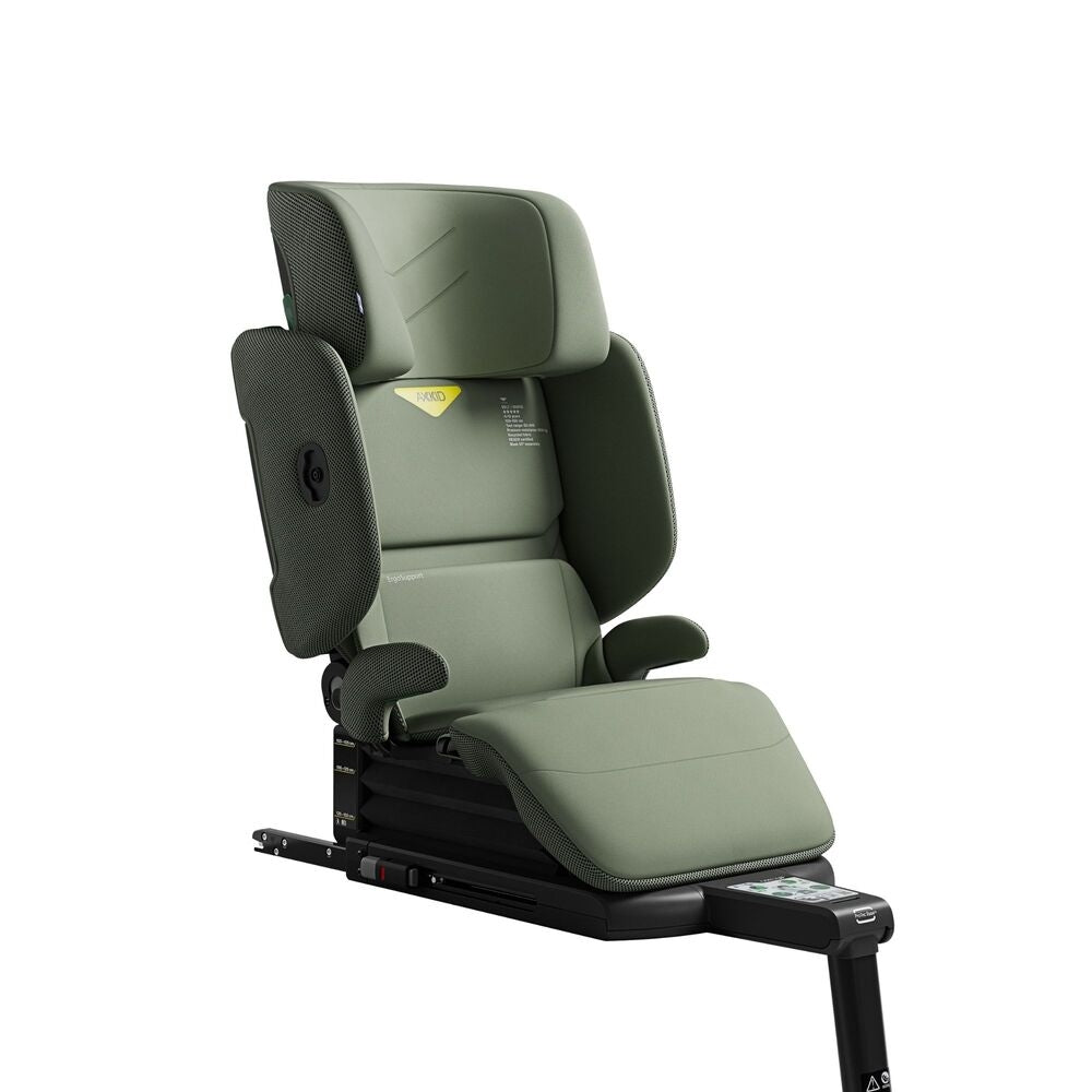 Bilstol Up 100–150 cm Nordic Bloom Green detalj av støttefot