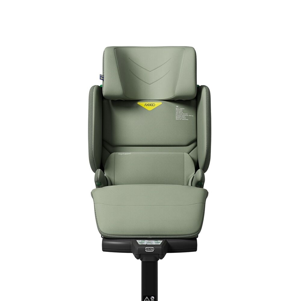 Bilstol Up 100–150 cm Nordic Bloom Green ergonomisk hodestøtte
