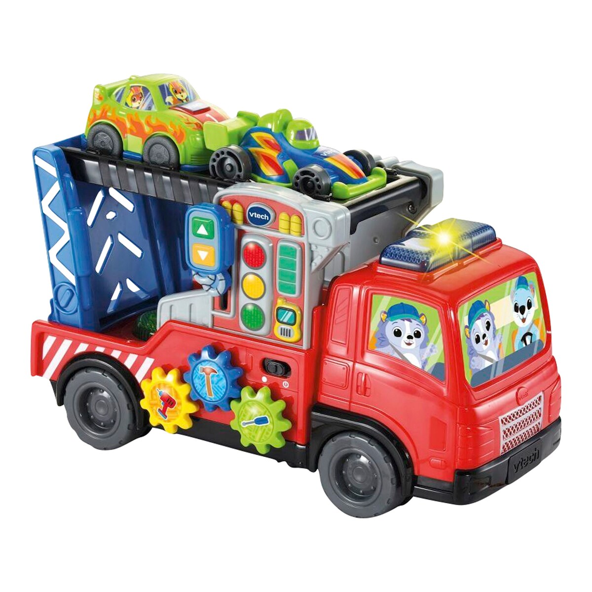 Biltransporter med lyd og lys fra 1 år - Vtech Baby forfra