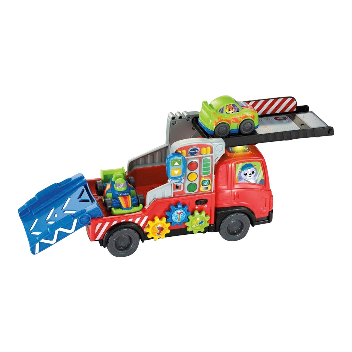 Biltransporter med lyd og lys fra 1 år - Vtech Baby trekkes med snor