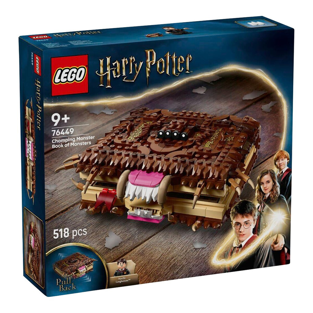 Bitende monsterbok 518 deler fra 9 år - LEGO® Harry Potter™ forfra