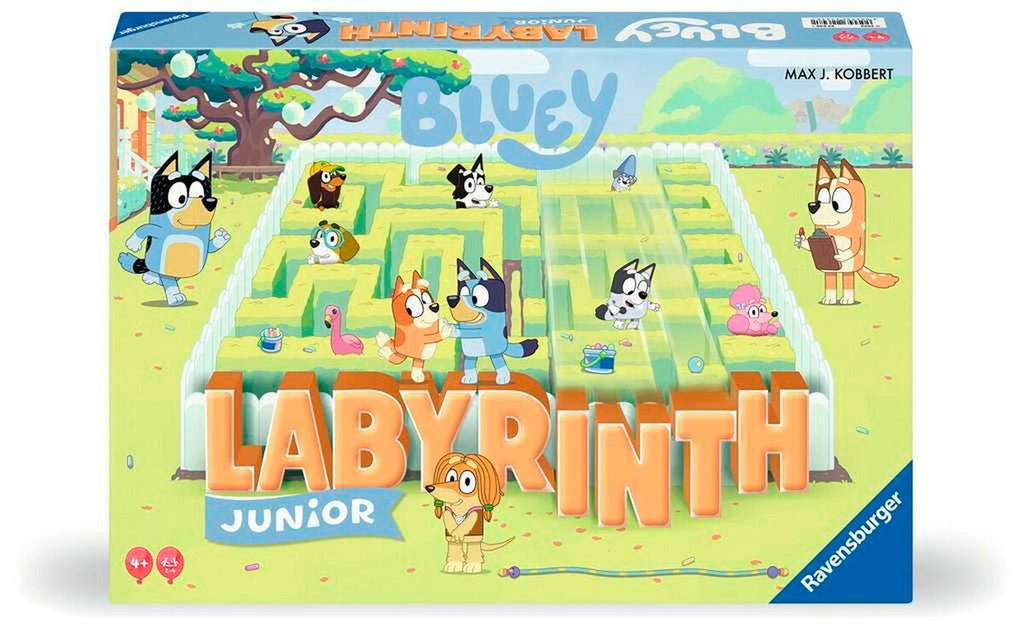 Bluey: Junior Labyrinth brettspill forfra