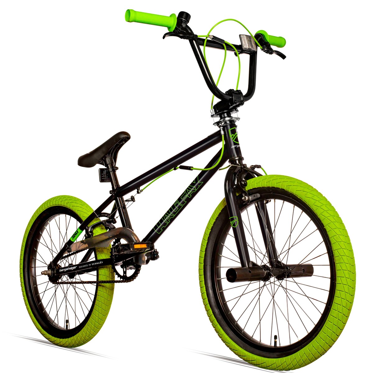 BMX-sykkel Halifax 20 tommer med Hi-Ten stålramme - Bergsteiger