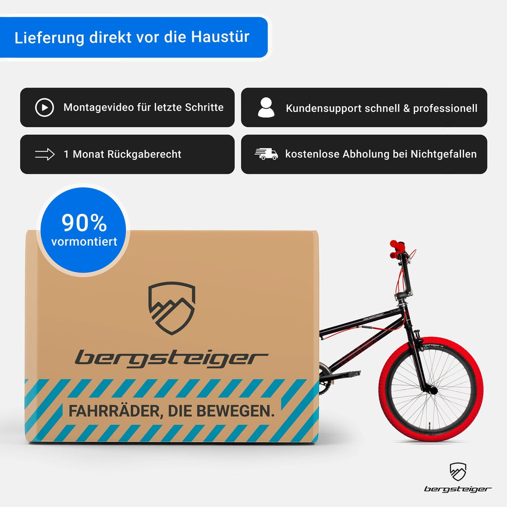 BMX-sykkel Halifax 20 tommer med Hi-Ten stålramme - Bergsteiger