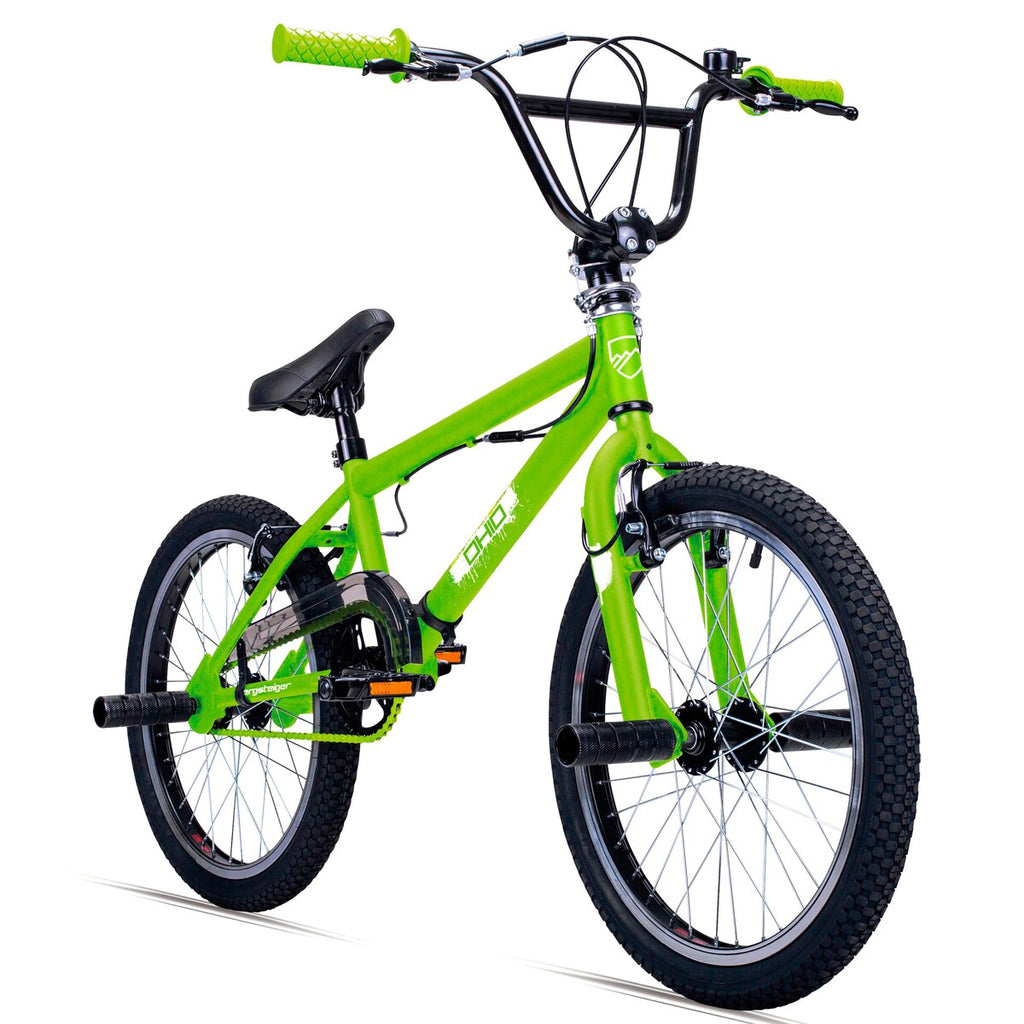 BMX-sykkel Ohio 20 tommer med kjedebeskytter stål-pegs detalj