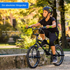 BMX-sykkel Ohio 20 tommer med kjedebeskytter matt svart farge