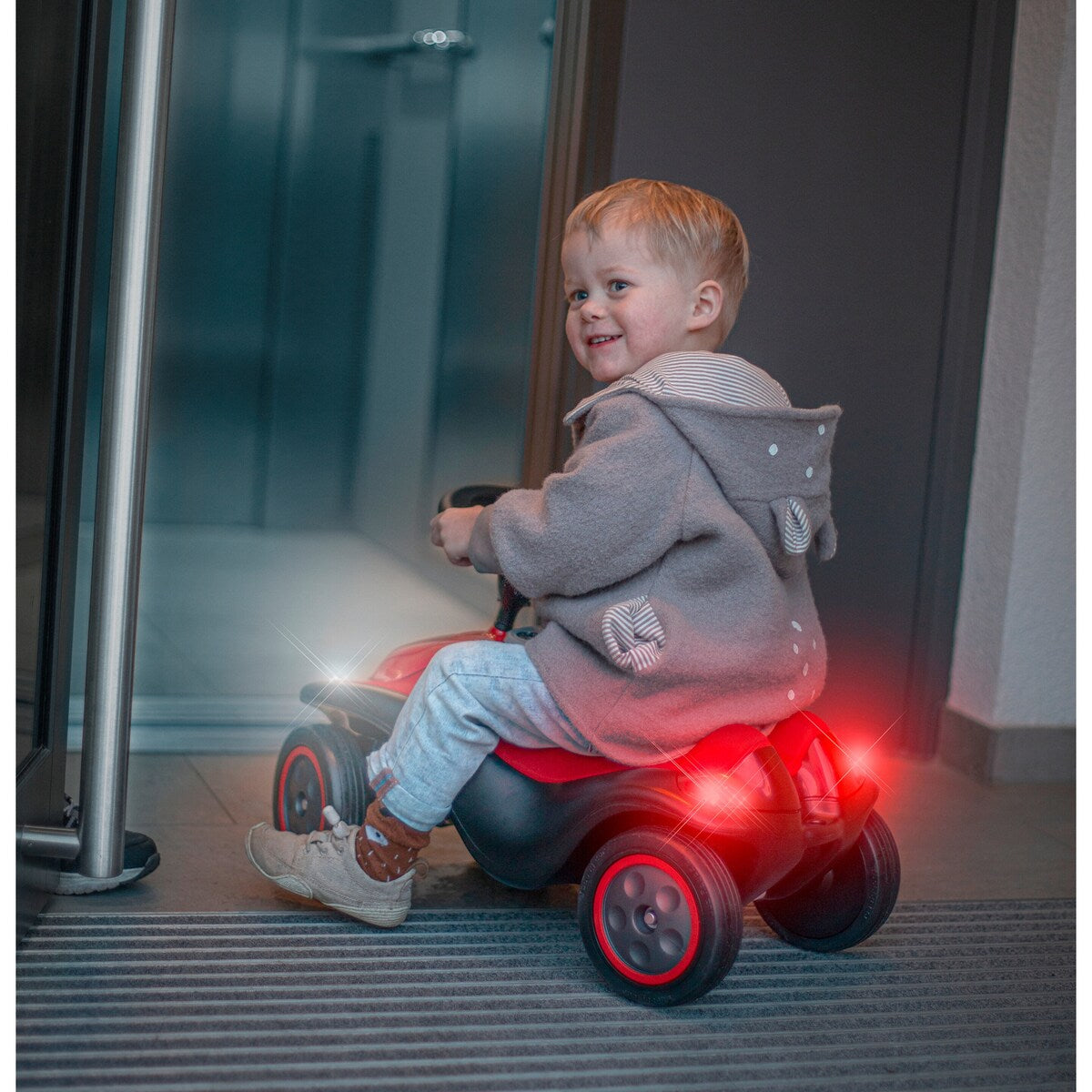 Bobby Car Next 2.0 gåbil med myk sittepute