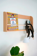Bokhylle Dots latte FSC-sertifisert MDF/ask 75 cm bakside