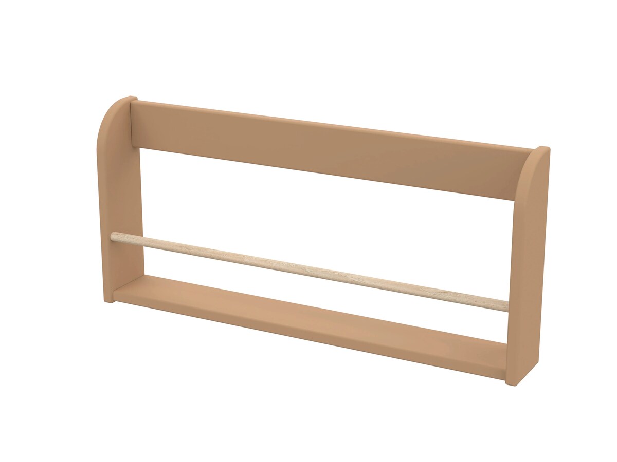 Bokhylle Dots latte FSC-sertifisert MDF/ask 75 cm forfra