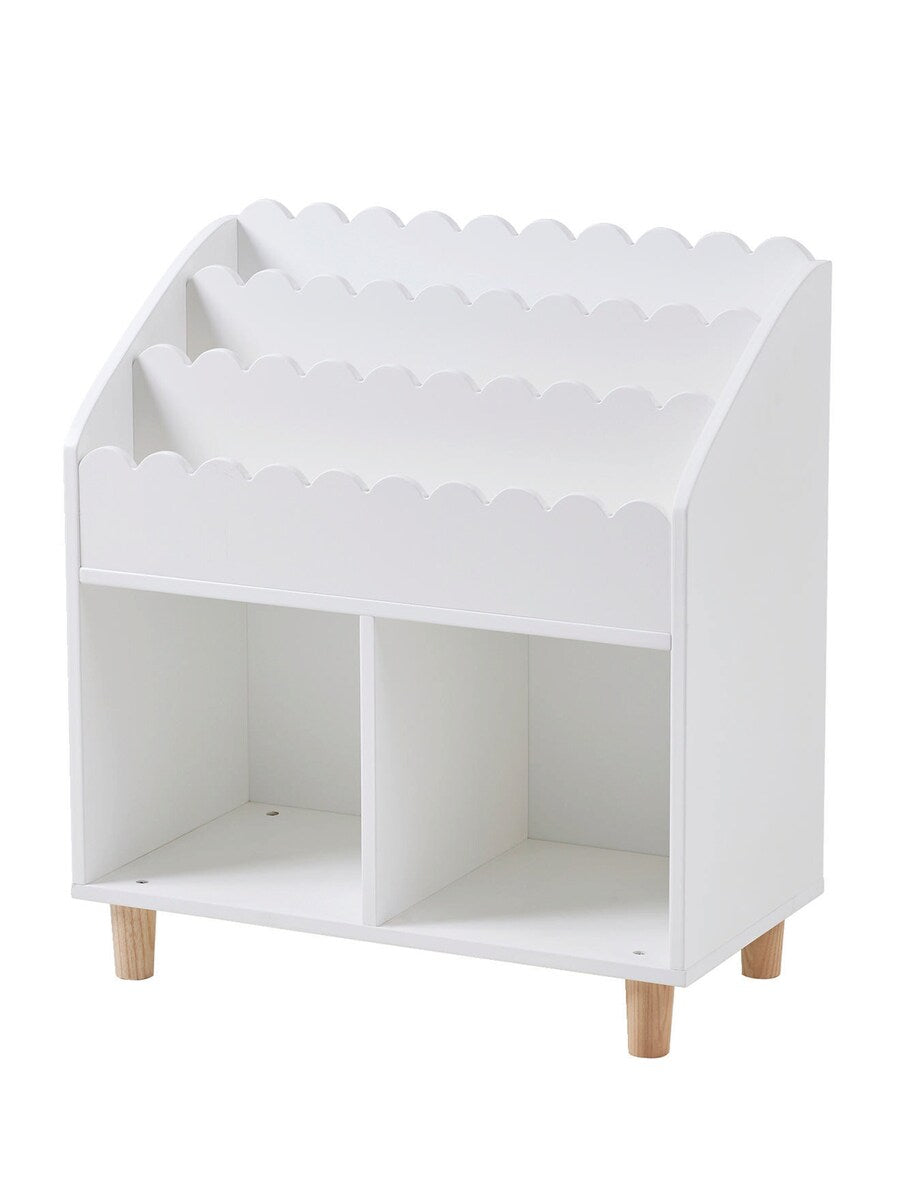 Bokhylle for barn FESTON med 2 hyller MDF 64,6x72 cm forfra
