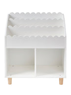 Bokhylle for barn FESTON med 2 hyller MDF 64,6x72 cm detalj av hylle