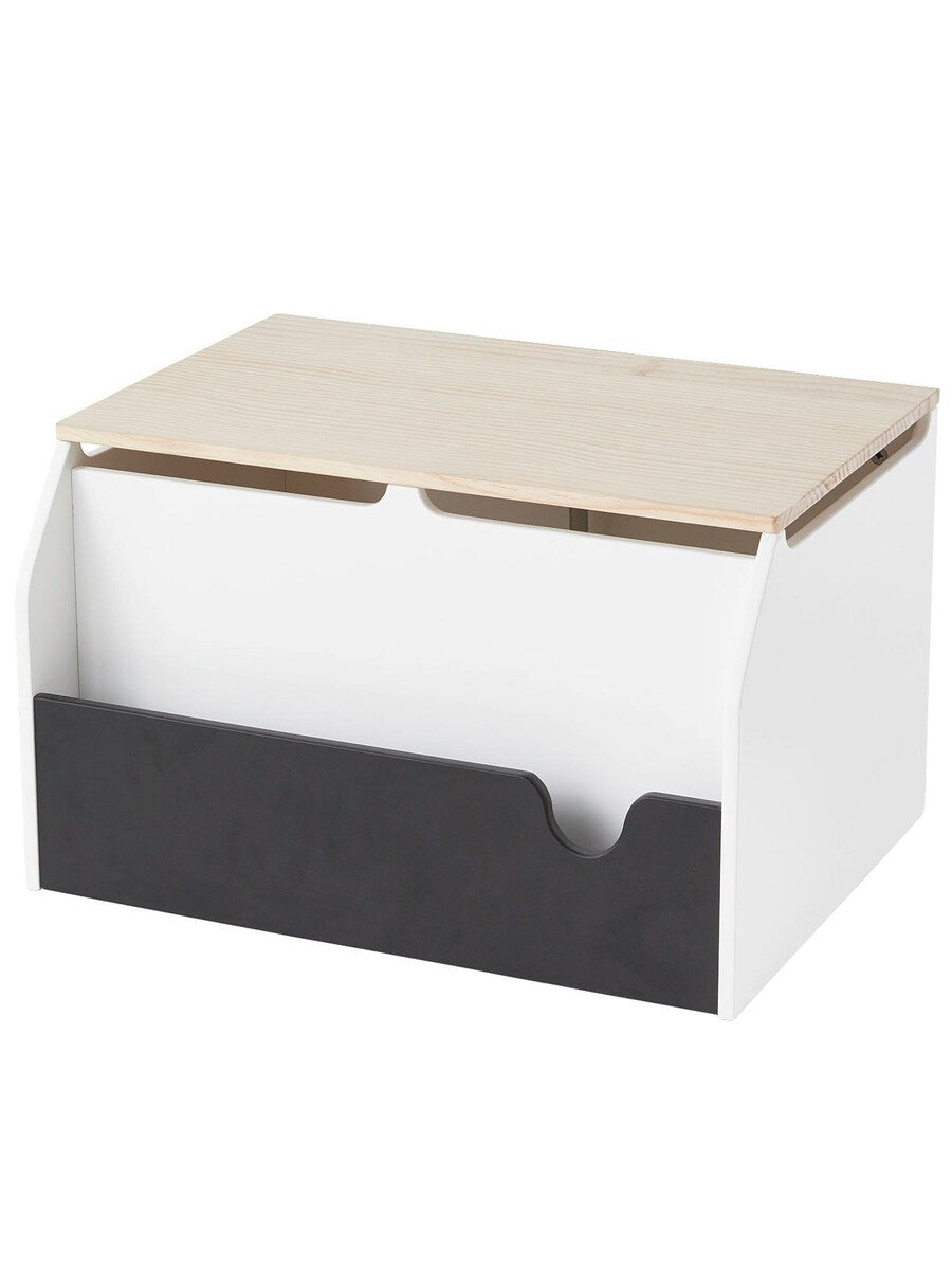 Bokkiste for barn SCHOOL i MDF 35x58x43 cm bakside