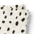 Bomullsteppe Dalmatian Dots Grande 75x100 cm Oeko-Tex forfra