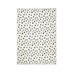 Bomullsteppe Dalmatian Dots Grande 75x100 cm Oeko-Tex bakside