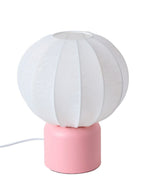 Bordlampe kuleform med metallfot 30 cm til barnerom detalj metallfot