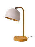 Bordlampe i metall med dreibar skjerm 360 grader forfra