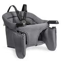 Bordstol Fix N Sit med 5-punktsbelte fra 6 mnd dark grey for trygg sitteplass