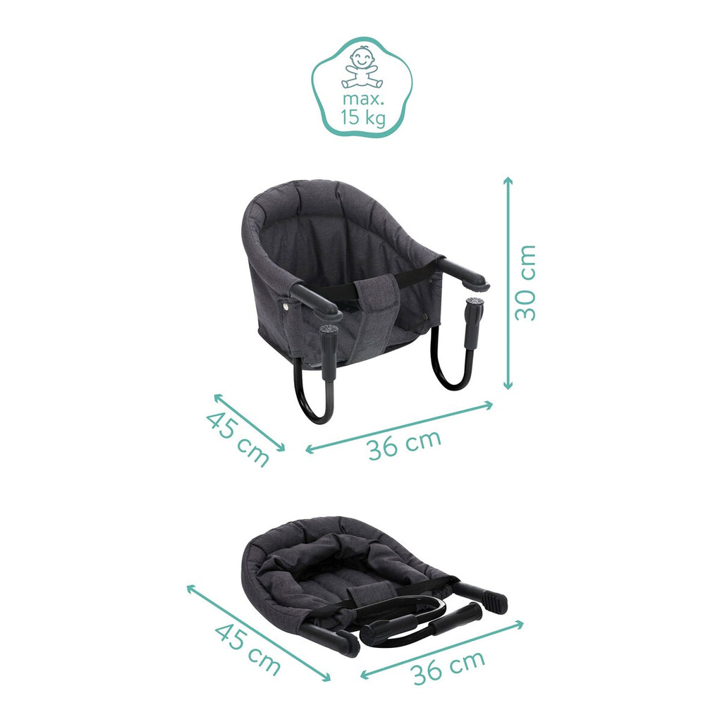 Bordstol Flexi for bordplate 2-8,5 cm fra 6 mnd - babycab