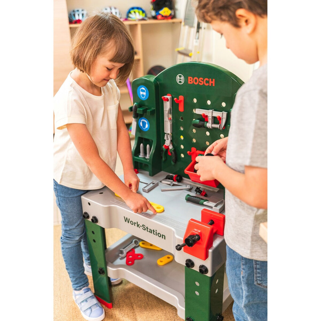 Bosch Work-Station arbeidsbenk for barn 44 deler med skrutrekkere