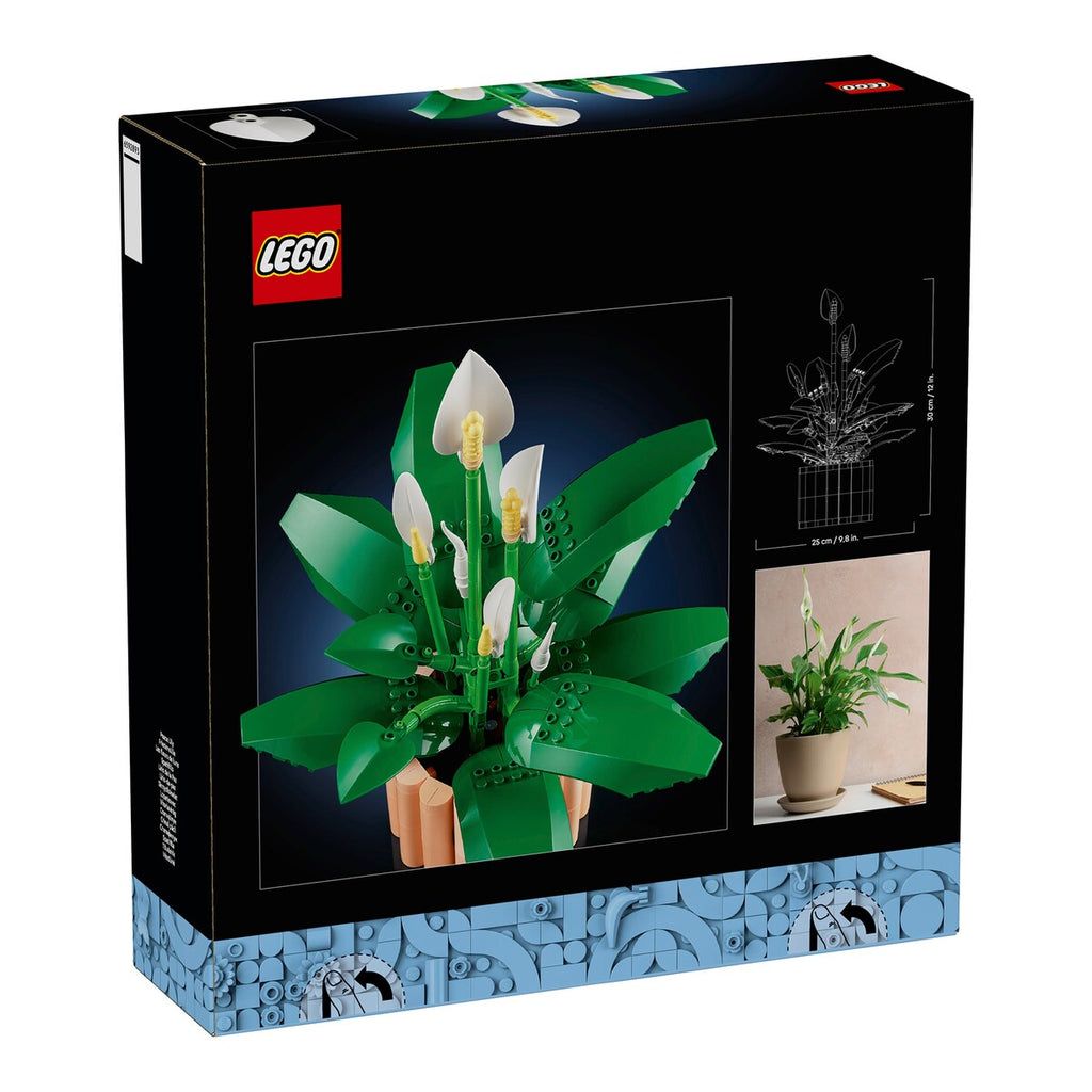 Nærbilde av LEGO® Botanicals fredslilje 11504