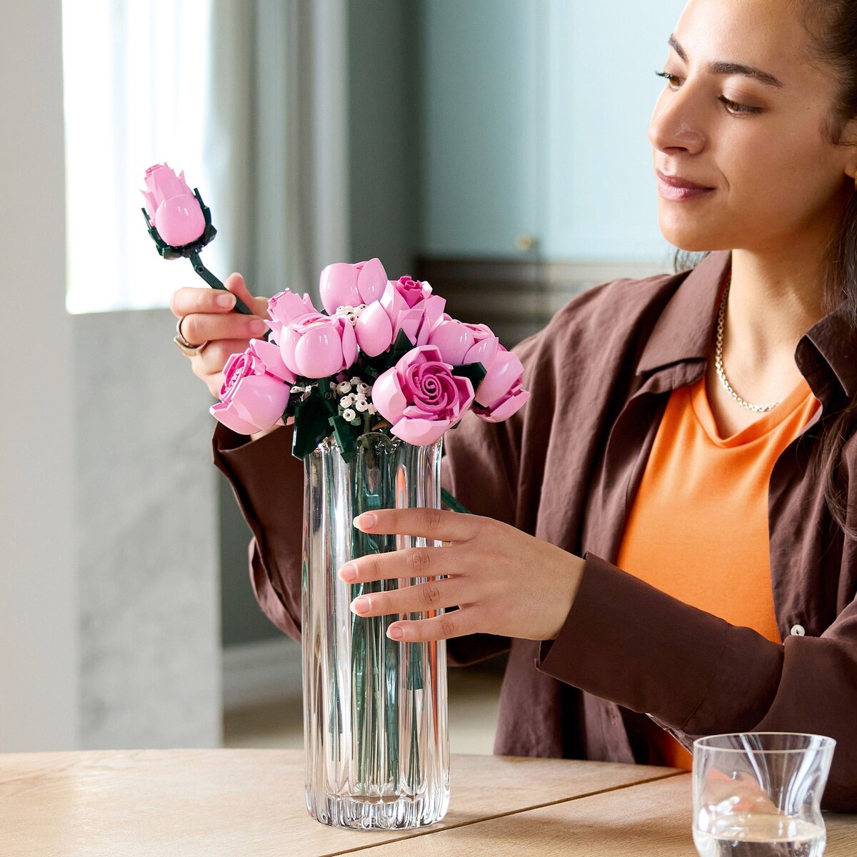 Botanicals rosa rosebukett 10374 montert bukett
