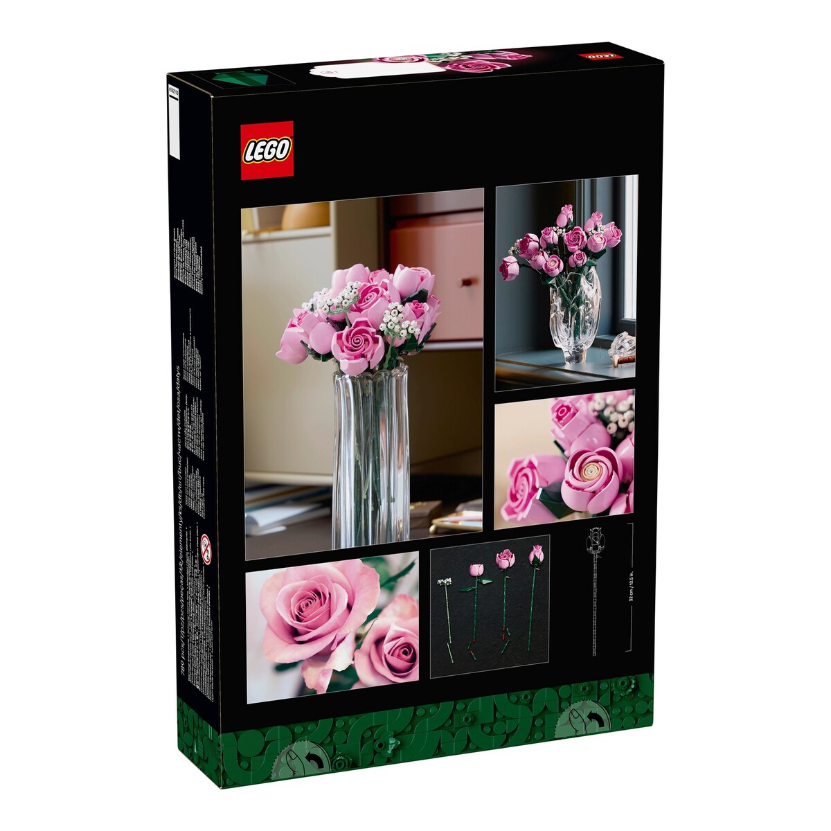 Botanicals rosa rosebukett 10374 nærbilde hvite blomster
