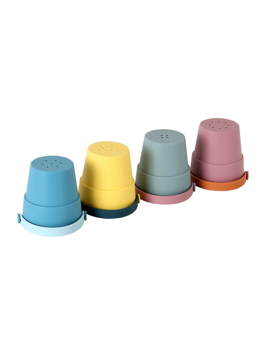 Bøttesett 4-pk silikon til badekar 9 x 8 cm detalj